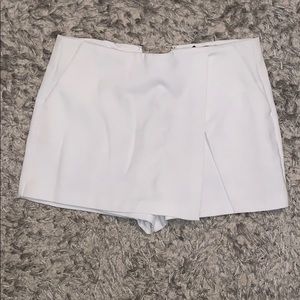 Cute, trendy white skort